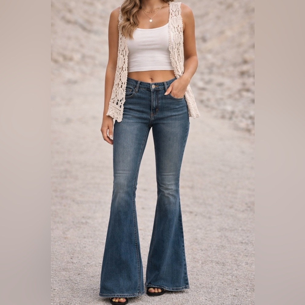 Free people Flared Jeans in Blue size 25